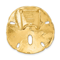 14K  Fits Up To 8mm and 10mm Medium Sand Dollar Slide-D1004