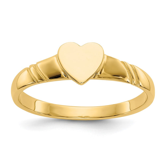 14k Children's Heart Ring-D106