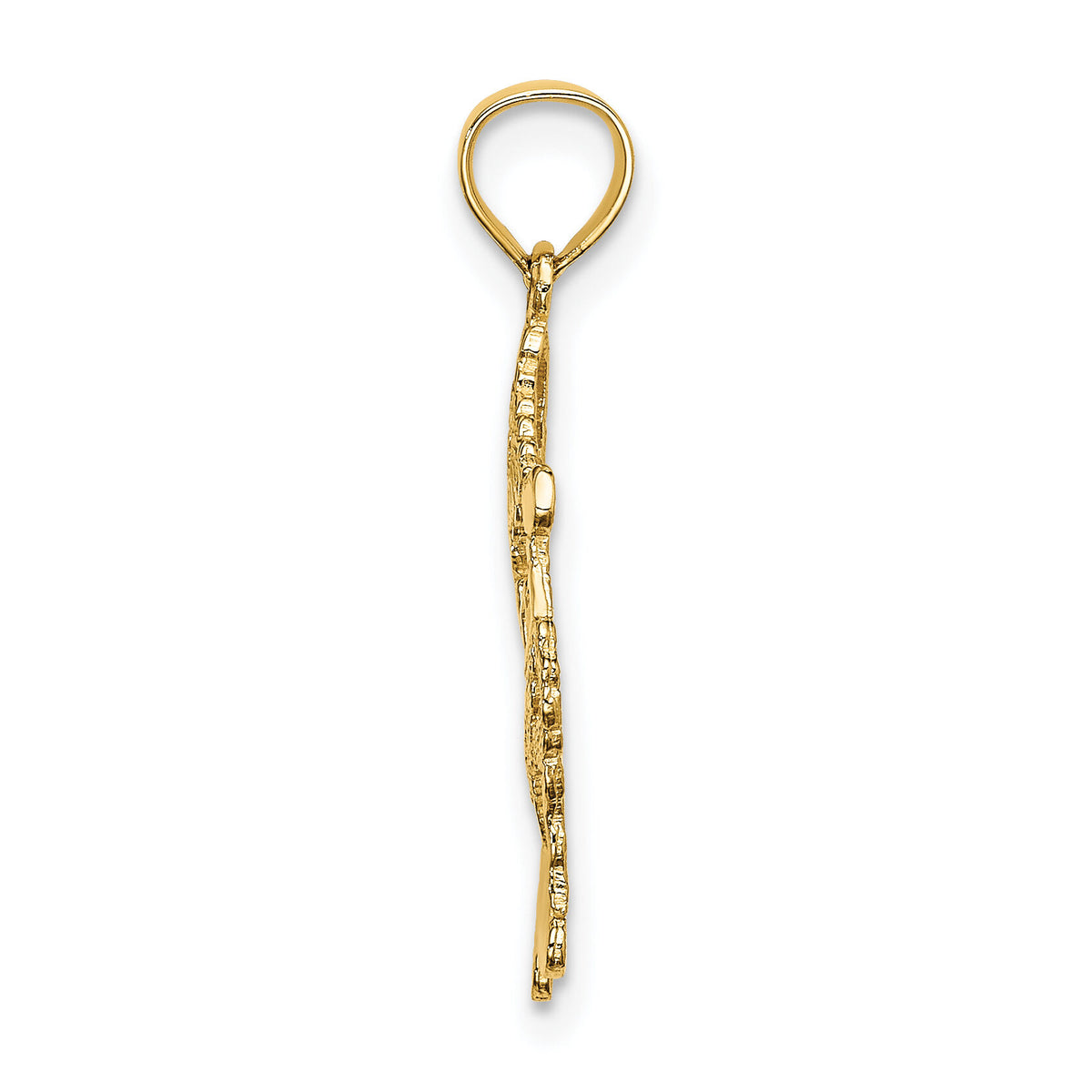 14k Polished Santa Charm-D1122