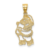 14k Polished Santa Charm-D1122