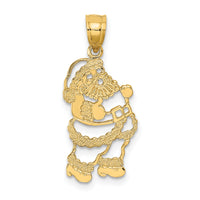 14k Polished Santa Charm-D1122