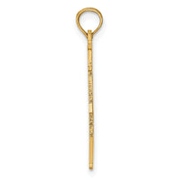 14k Solid Alabama State Pendant-D1149