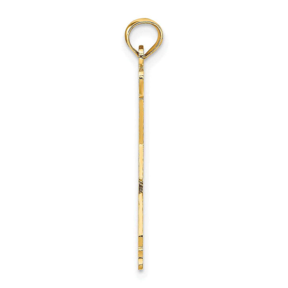 14k Solid California State Pendant-D1152