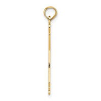 14k Solid California State Pendant-D1152