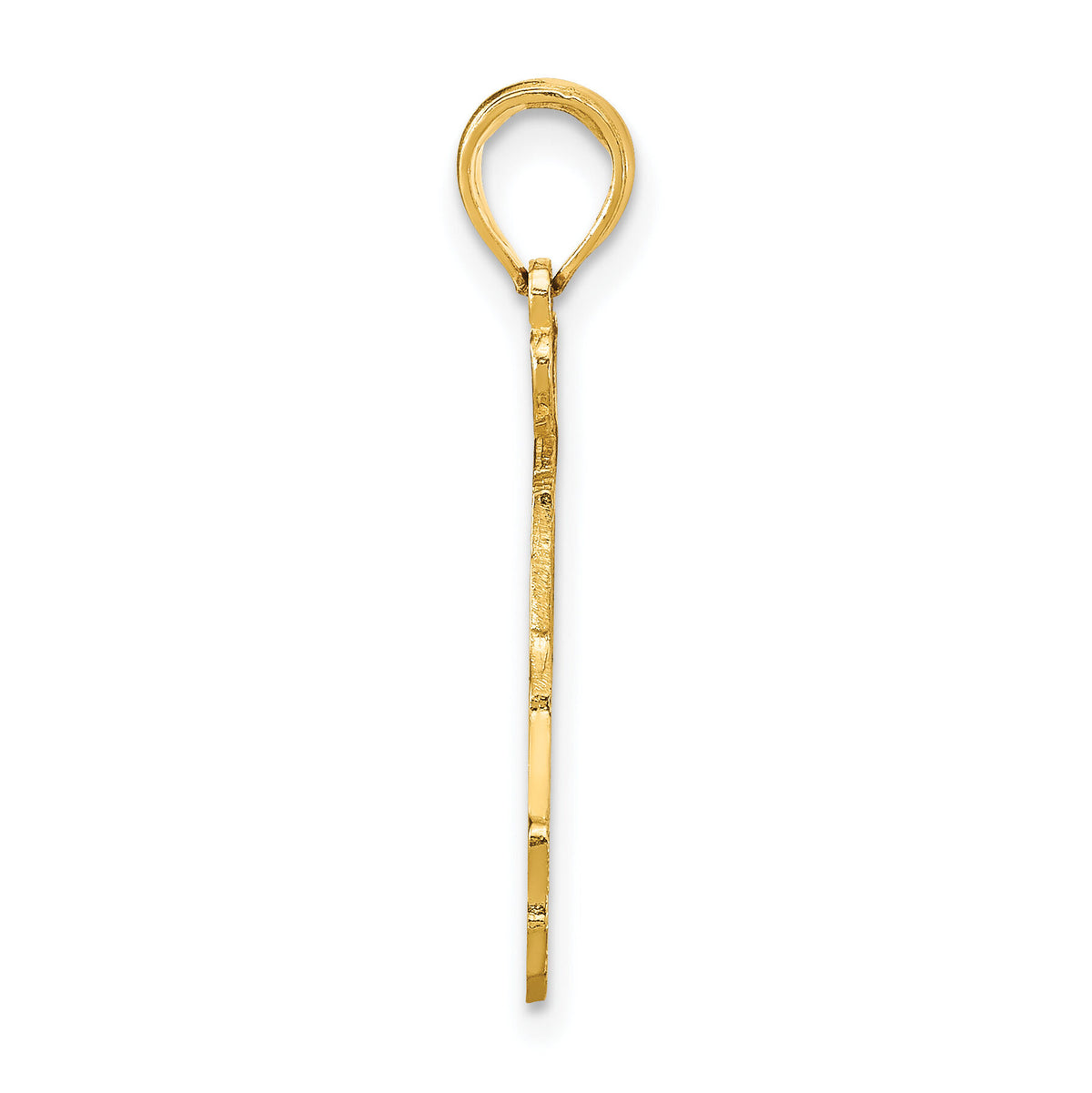 14k Solid Florida State Pendant-D1156