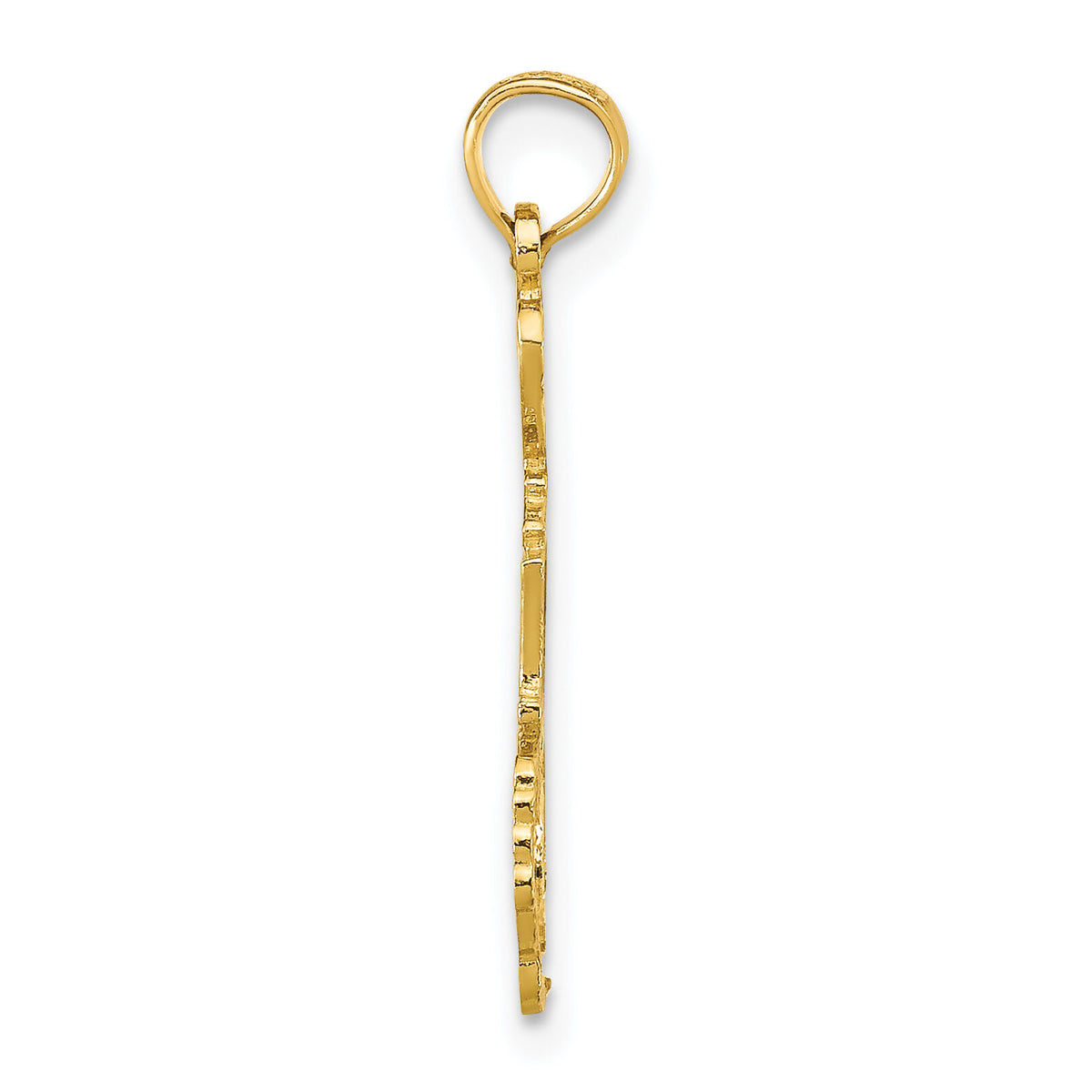 14k Solid Michigan State Pendant-D1169