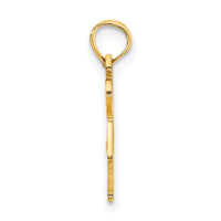 14k Solid North Carolina State Pendant-D1175