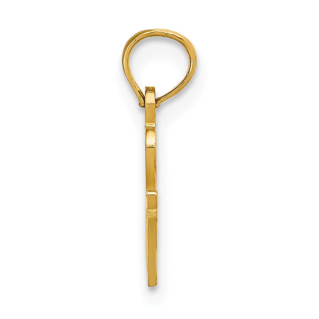 14k Solid Tennessee State Pendant-D1189