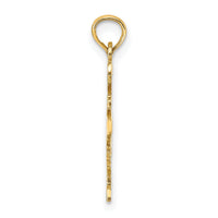 14k Solid Texas State Pendant-D1190