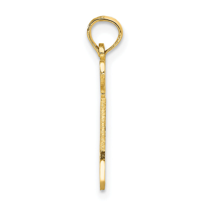 14k Solid Washington State Pendant-D1194