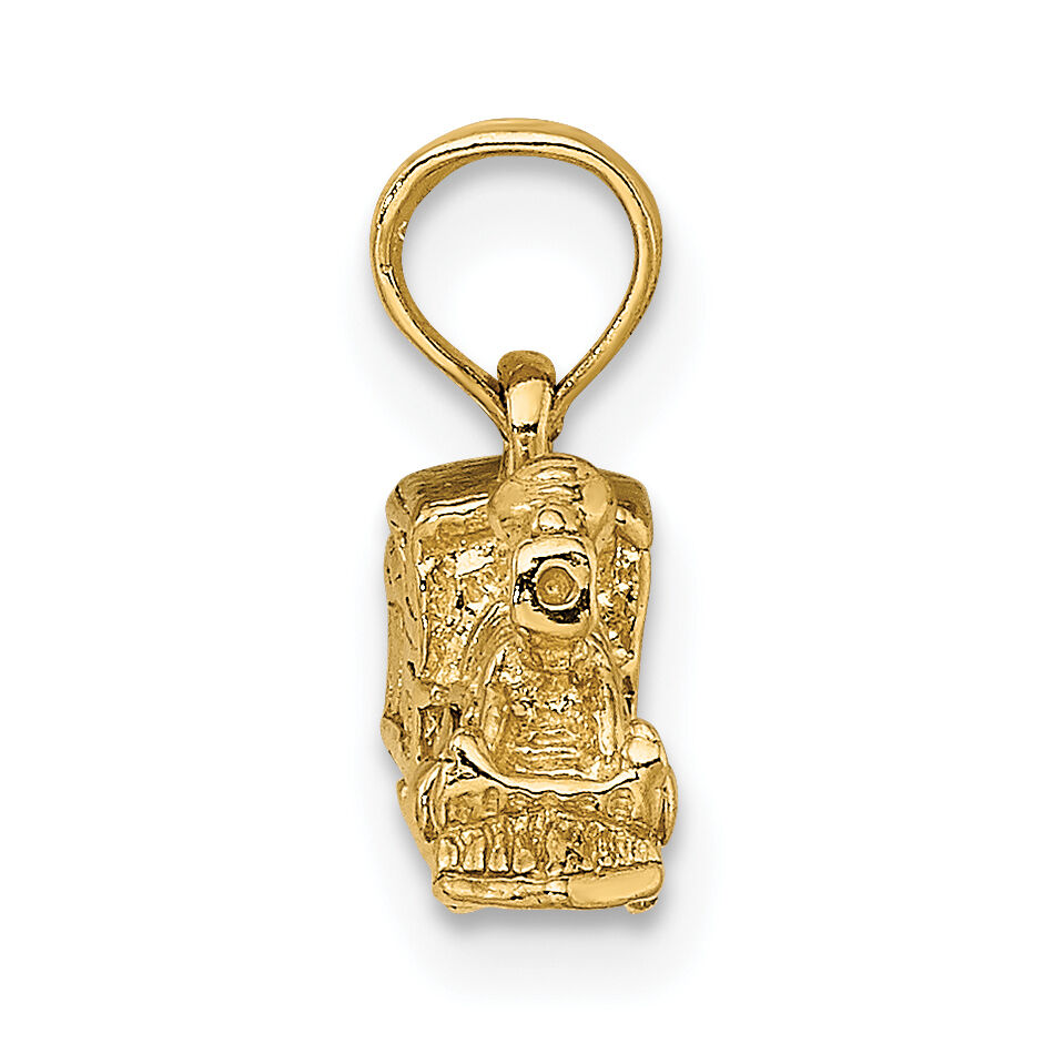 14k 3-D Miniature Train Charm-D1216