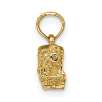 14k 3-D Miniature Train Charm-D1216