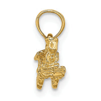 14k 3-D Miniature Train Charm-D1217