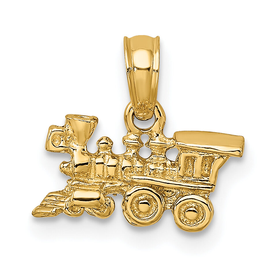 14k 3-D Miniature Train Charm-D1217