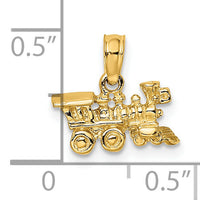 14k 3-D Miniature Train Charm-D1217