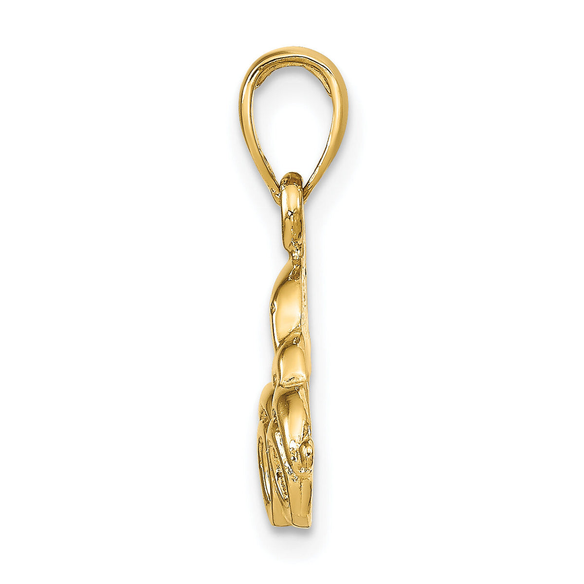 14k Classic Antique Car Pendant-D1220