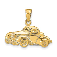14k Classic Antique Car Pendant-D1220