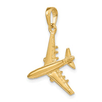 14k 3-D Jet Pendant-D1223