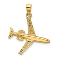 14k 3-D Jet Charm-D1224