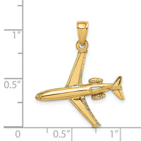 14k 3-D Jet Charm-D1224