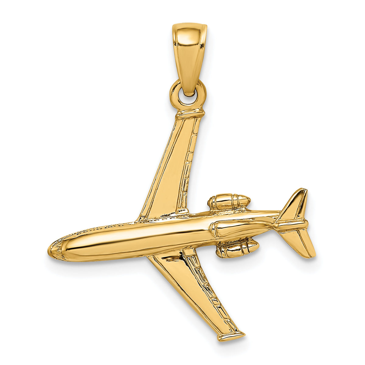 14k 3-D Jet Charm-D1224