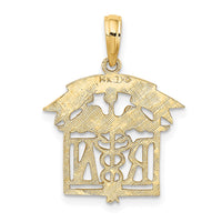 14k Registered Nurse Charm-D1234