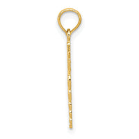 14k Caduceus Pendant-D1236