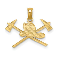 14k Fire Department Insignia Charm-D1237