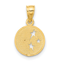 14k Moon and Stars Pendant-D1261