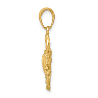 14k Scorpion Pendant-D1330