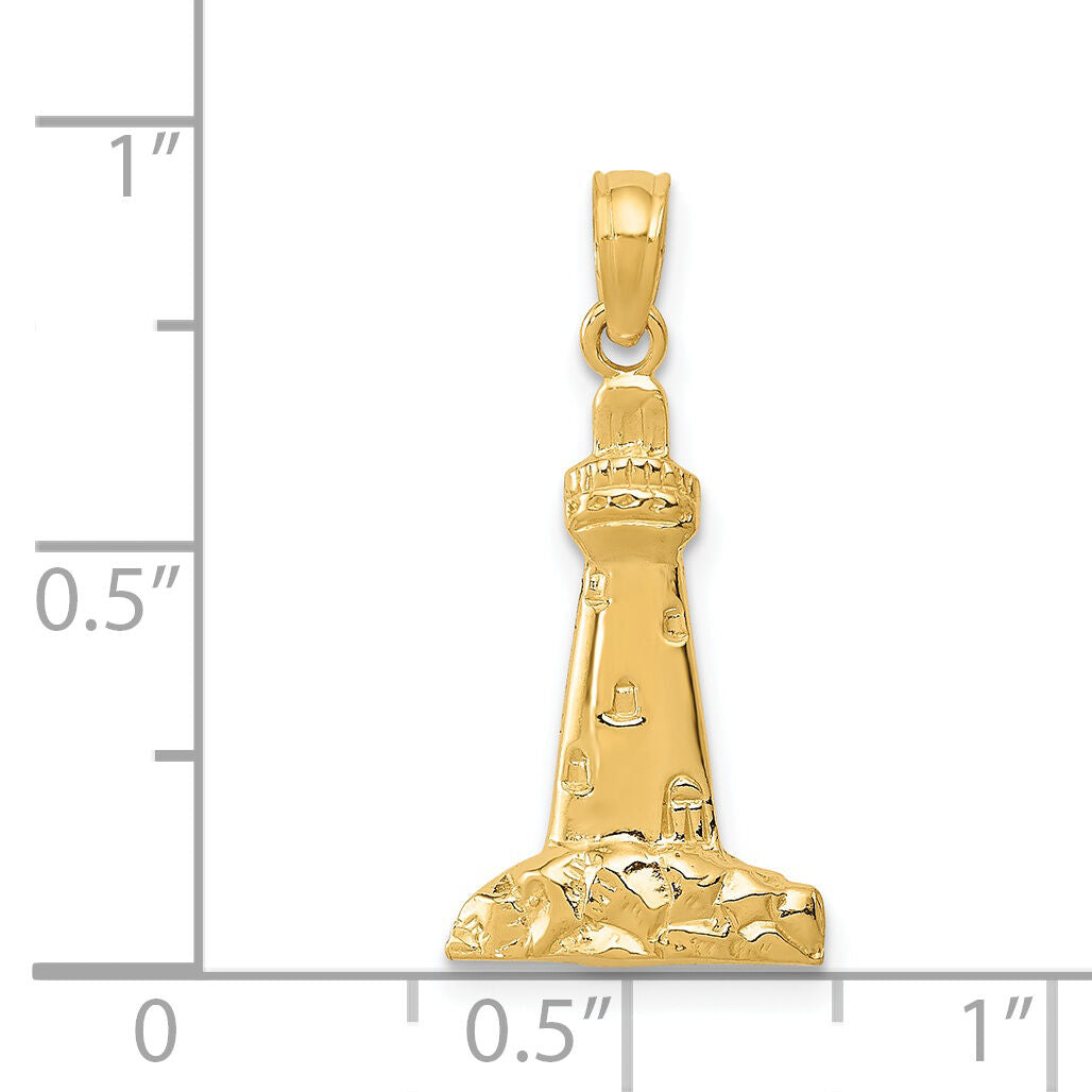 14k Cape May Lighthouse Charm-D1345