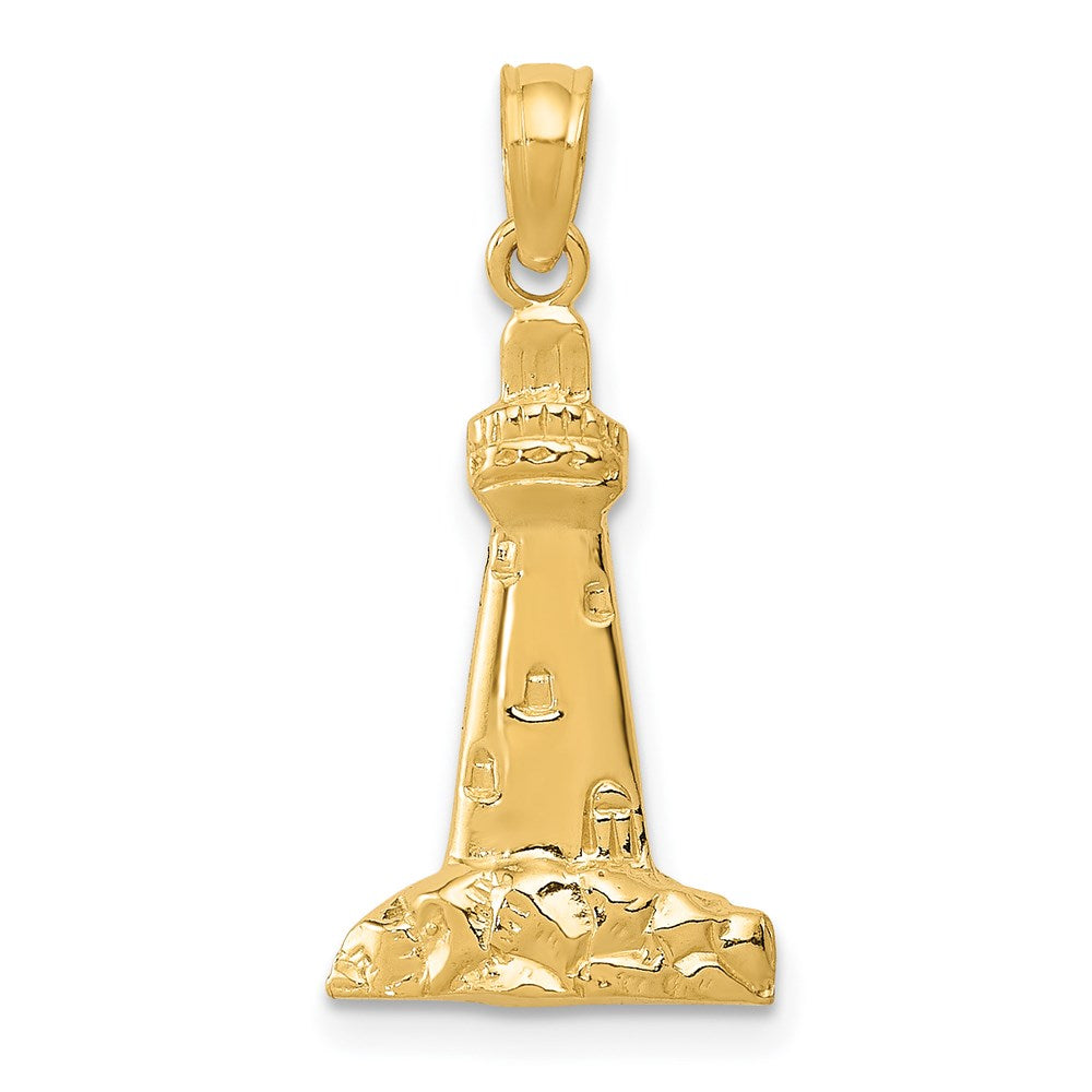14k CAPE MAY Lighthouse Charm-D1345