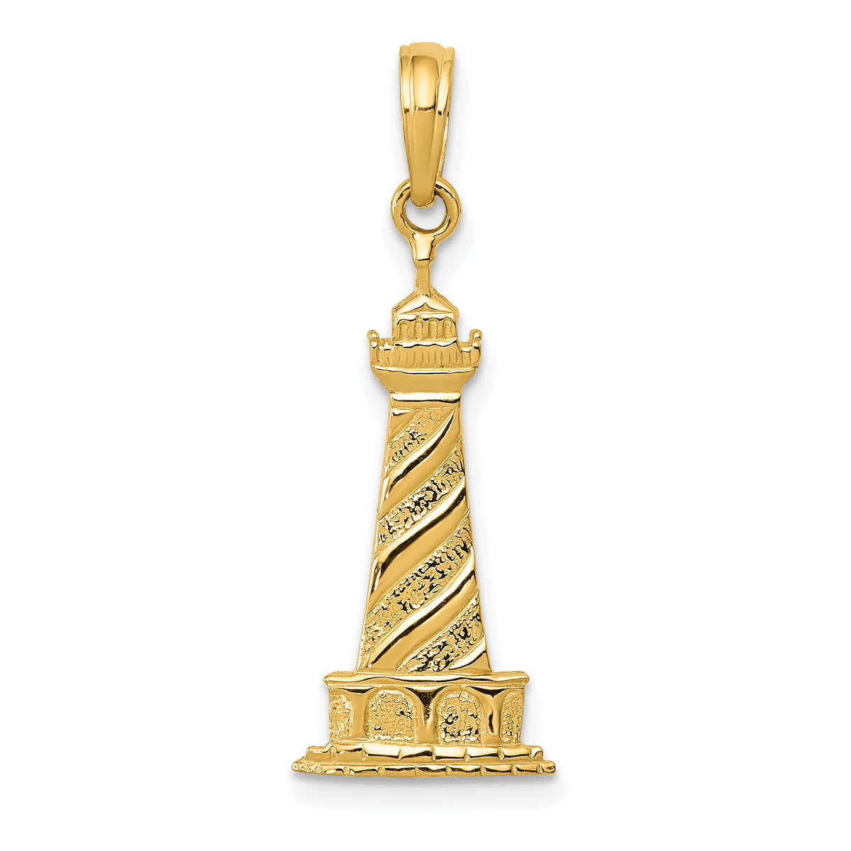 14k Lighthouse Pendant-D1348
