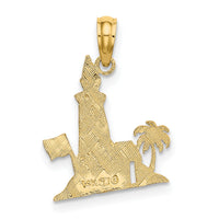 14k Lighthouse Charm-D1352