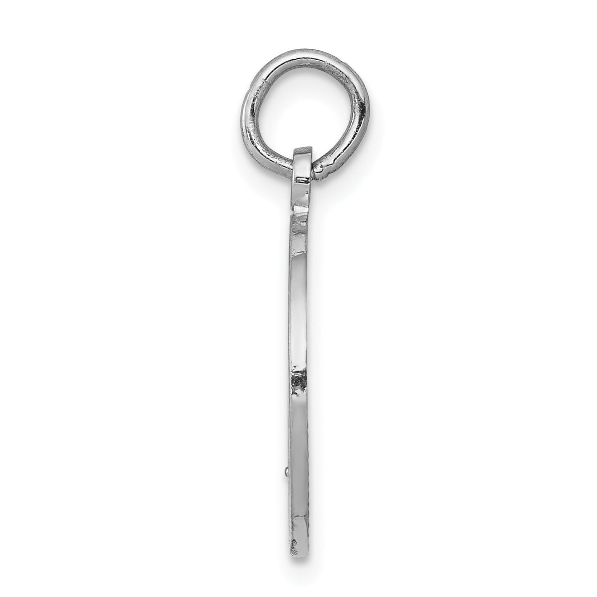 14k White Gold Communion Charm-D1506