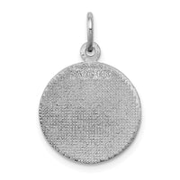 14k White Gold Communion Charm-D1506