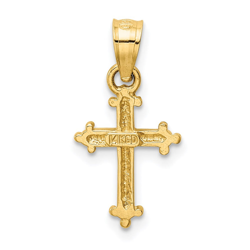 14k Small Cross Charm-D1617