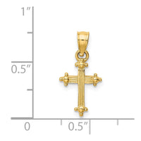 14k Small Cross Charm-D1617