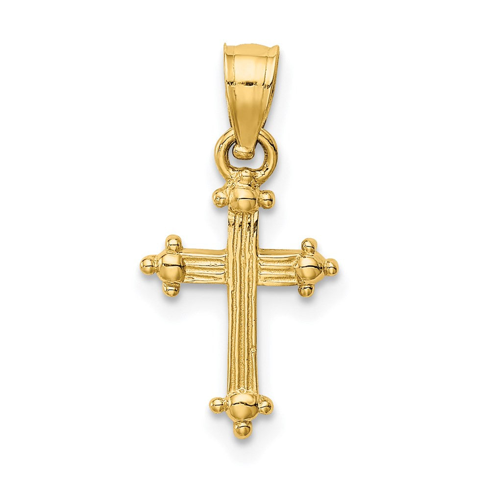 14k Small Cross Charm-D1617