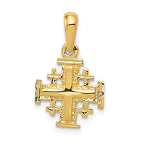 14k Jerusalem Cross Charm-D1659