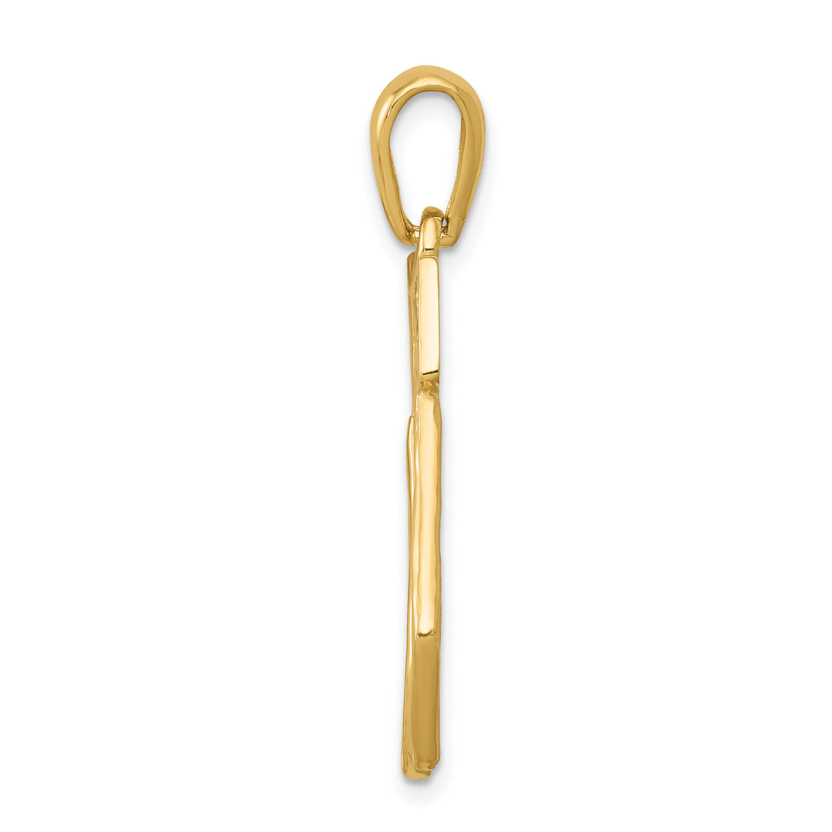 14k Filigree Chai Pendant-D1703