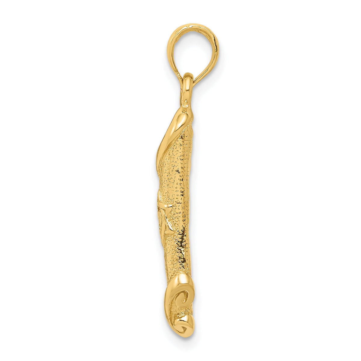 14k Torah w/Star of David Pendant-D1716
