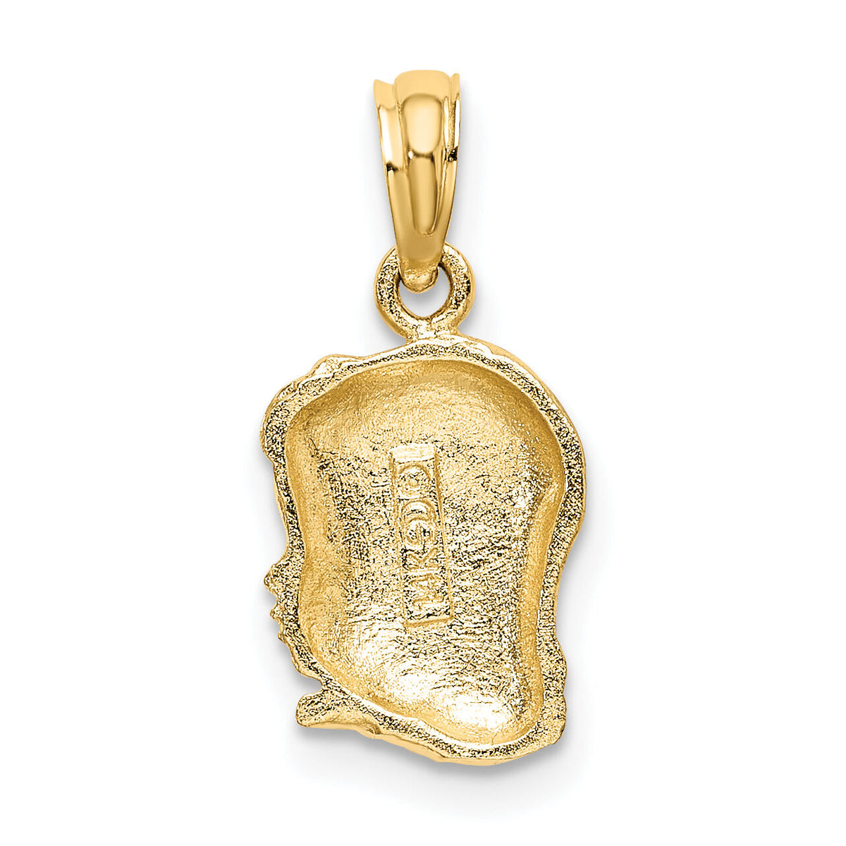 14k Girl Head Charm-D1717