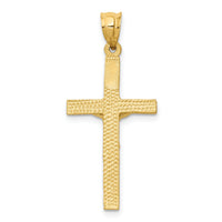 14k Crucifix Pendant-D172