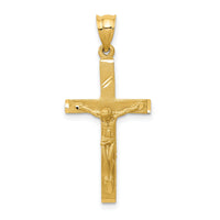 14k Crucifix Pendant-D172