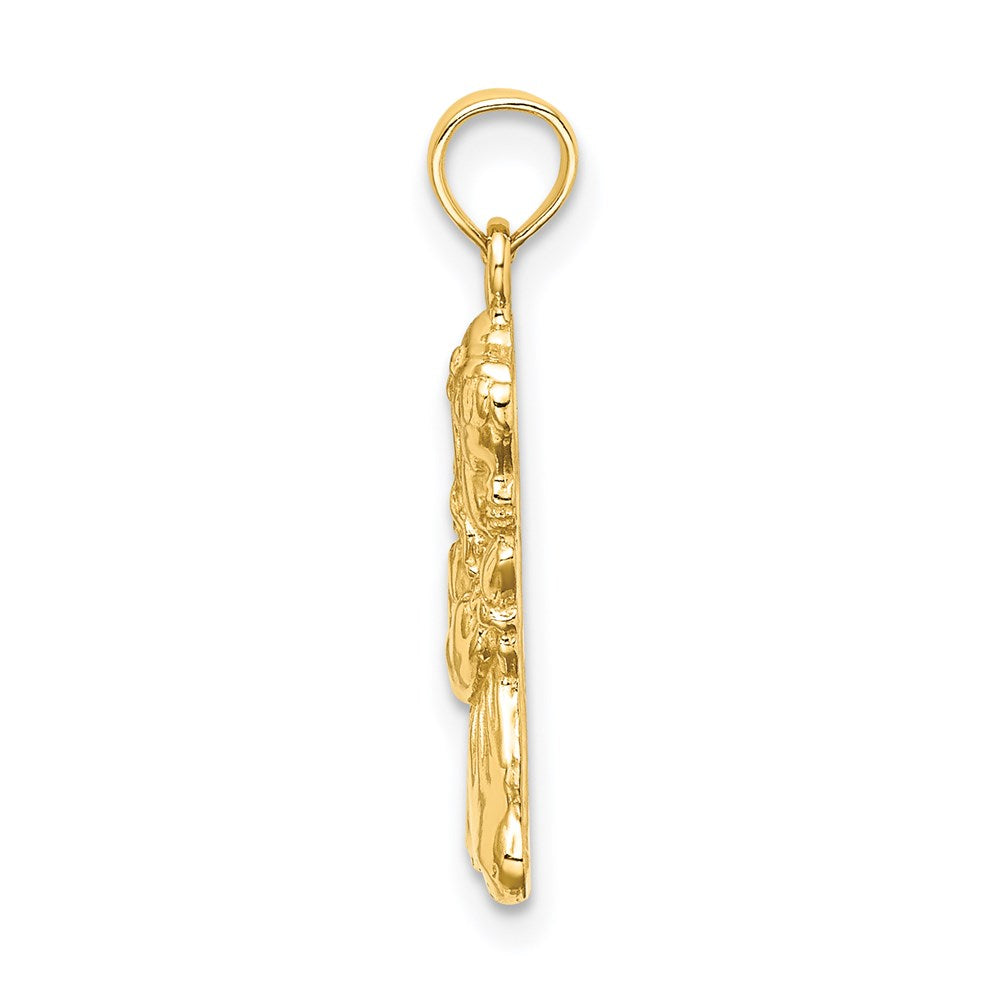 14k Praying Girl Charm-D1721