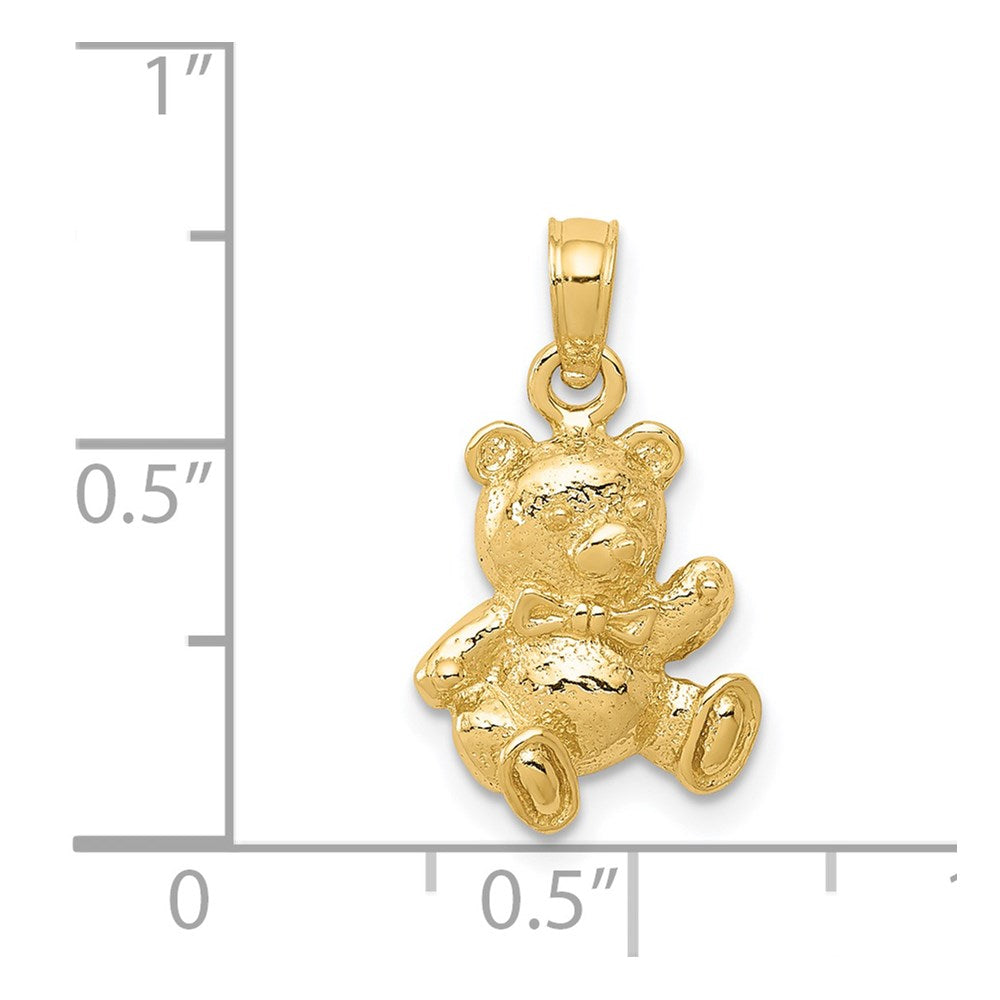 14k Teddy Bear Charm-D1725