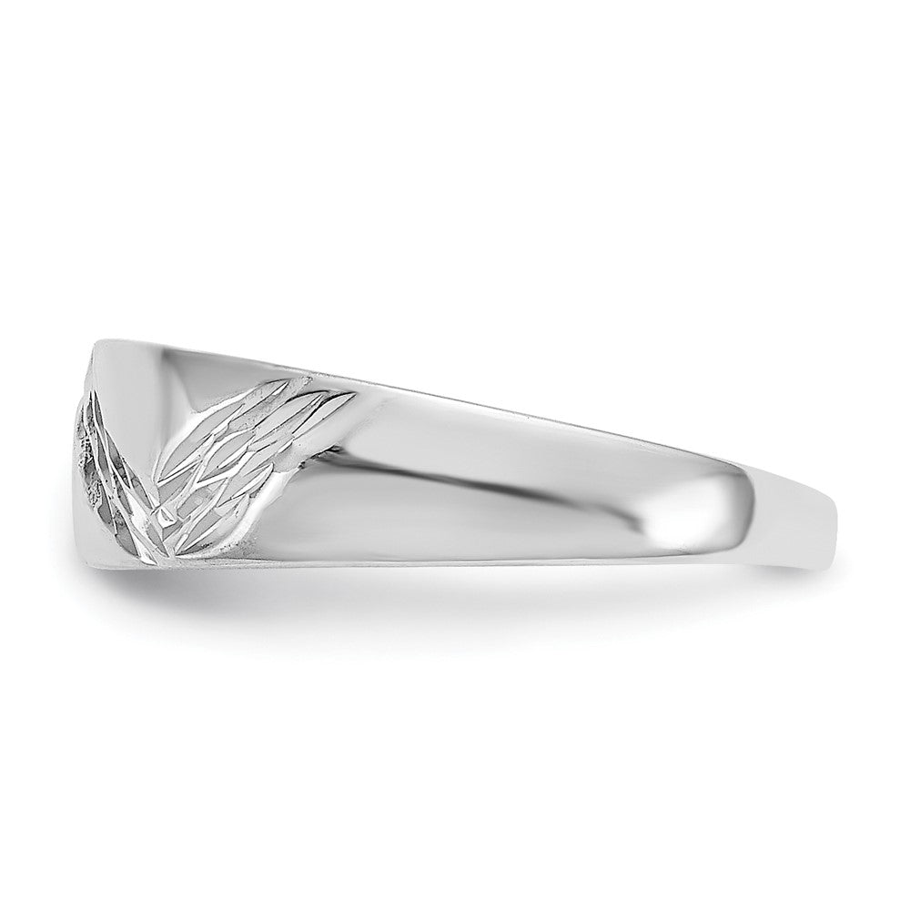 14k White Gold Fancy Toe Ring-D1947