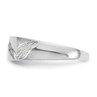 14k White Gold Fancy Toe Ring-D1947