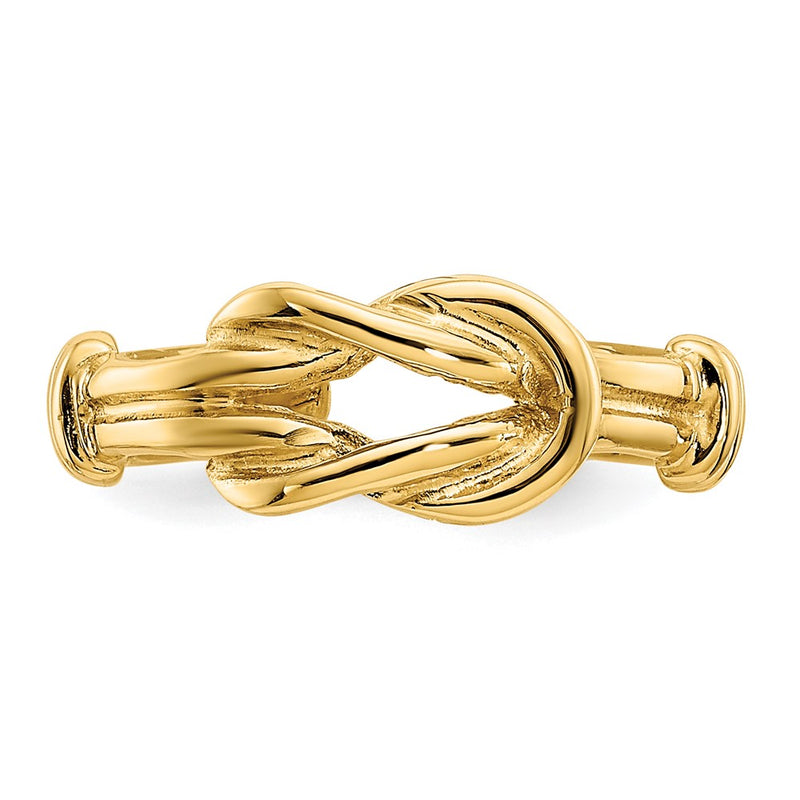 14k Love Knot Toe Ring-D1958